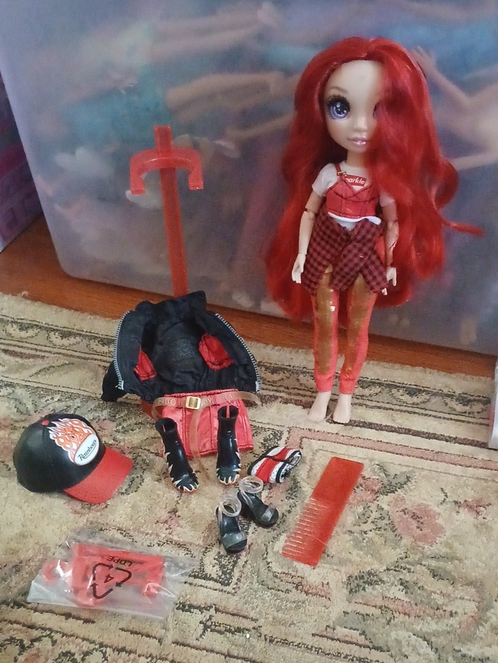 Rainbow High Doll Red Fashion Doll with Accessories - Unbranded Kids Toy